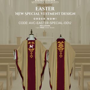 EASTER CHASUBLE DESIGN (AVC-EASTER-SPECIAL-0012)