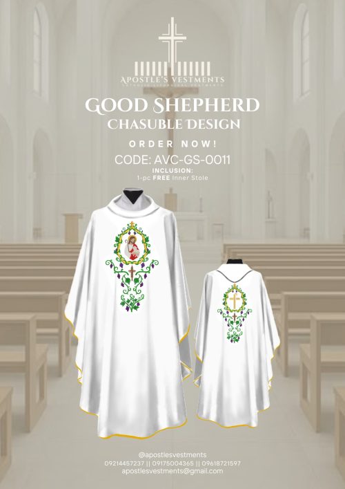 GOOD SHEPHERD CHASUBLE DESIGNS (AVC-GS-0011)