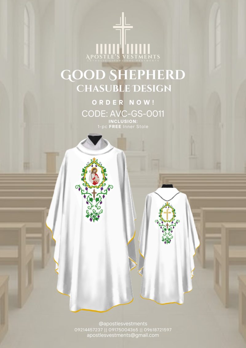GOOD SHEPHERD CHASUBLE DESIGNS (AVC-GS-0011)