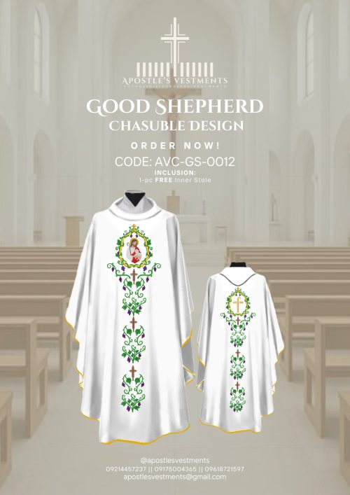 GOOD SHEPHERD CHASUBLE DESIGNS (AVC-GS-0012)