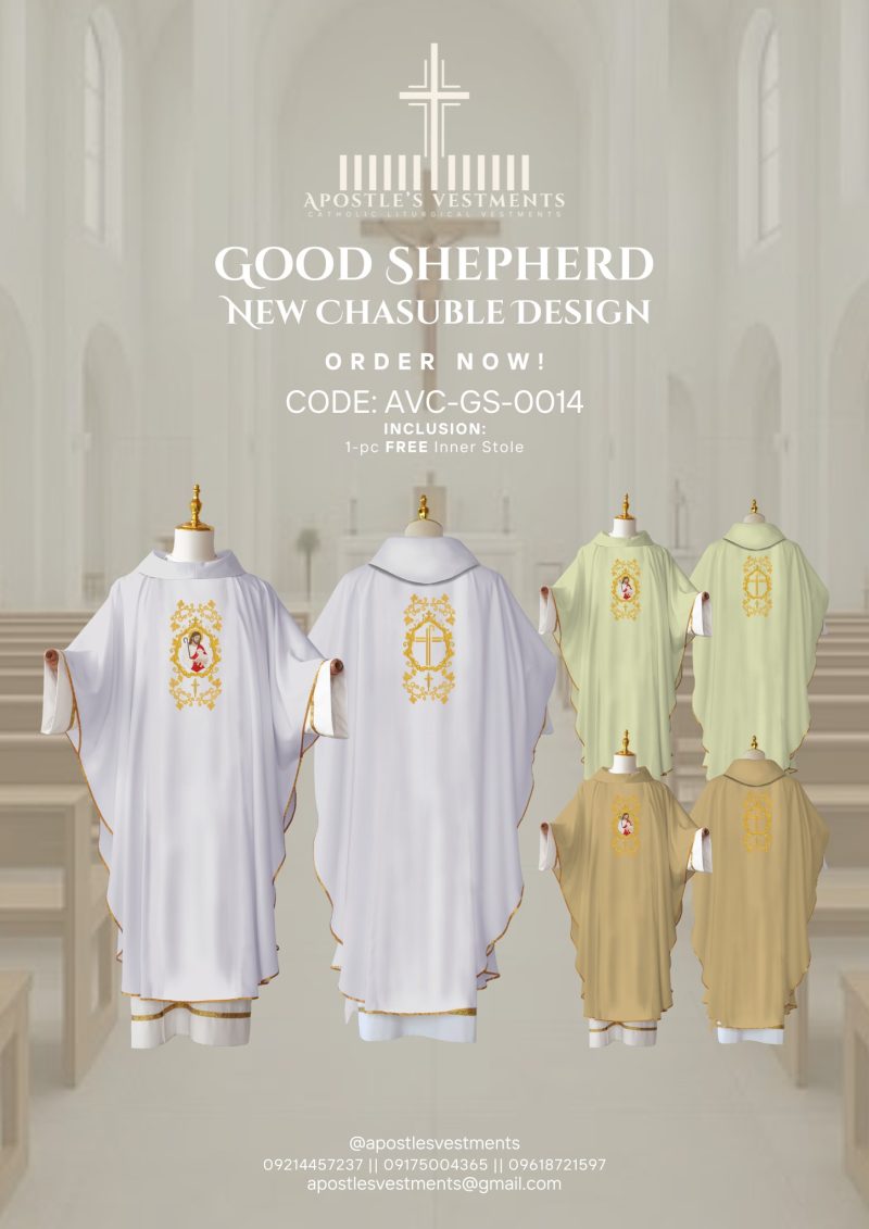 GOOD SHEPHERED CHASUBLE DESIGNS (AVC-GS-0014)