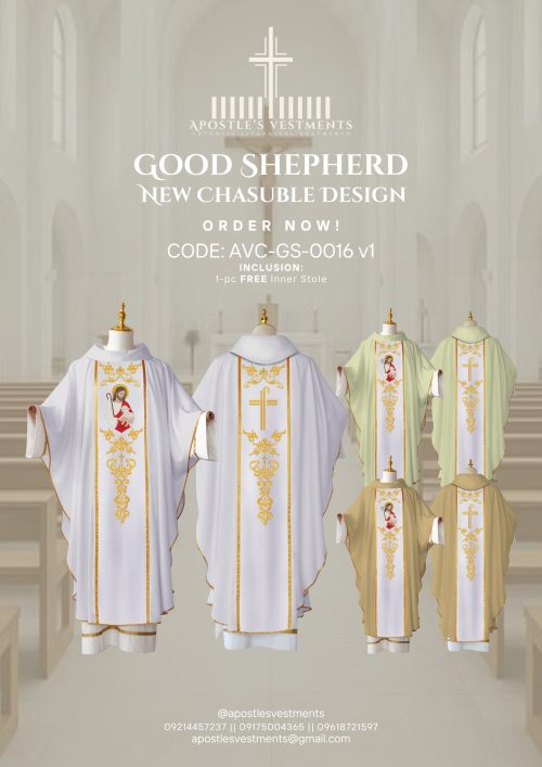 GOOD SHEPHERD CHASUBLE DESIGNS (AVC-GS-0016)