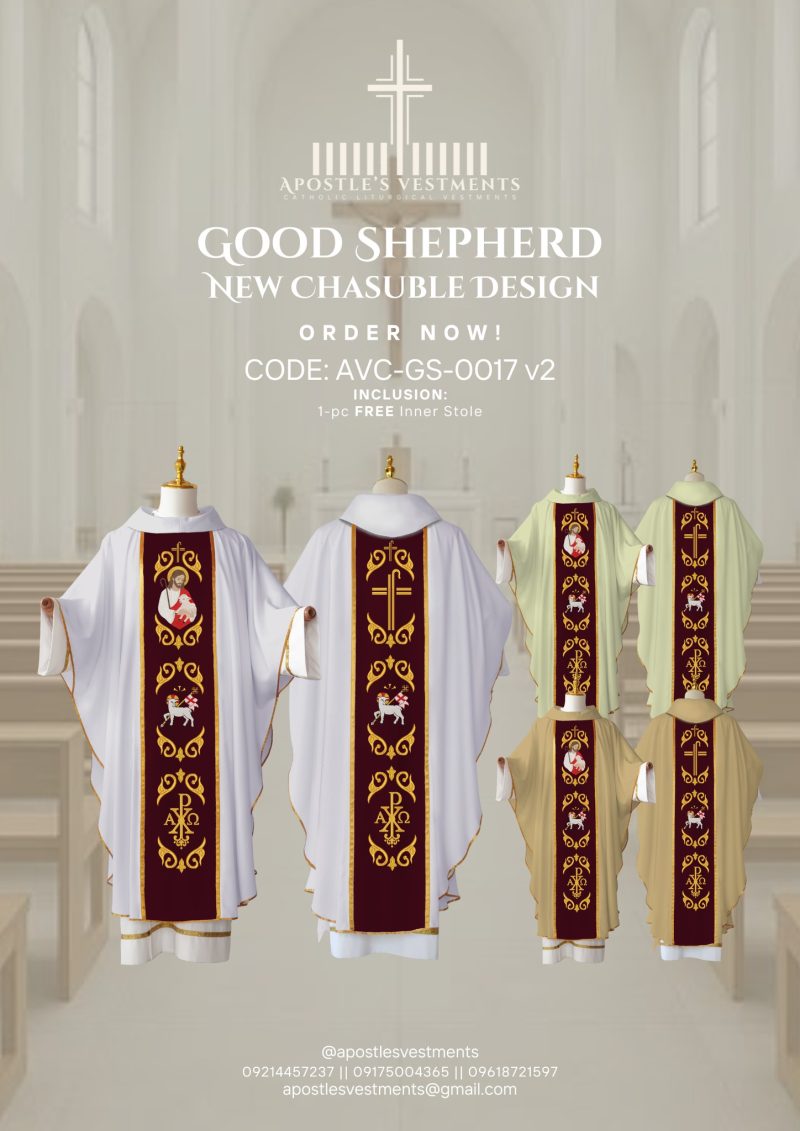 GOOD SHEPHERED CHASUBLE DESIGNS (AVC-GS-0017)