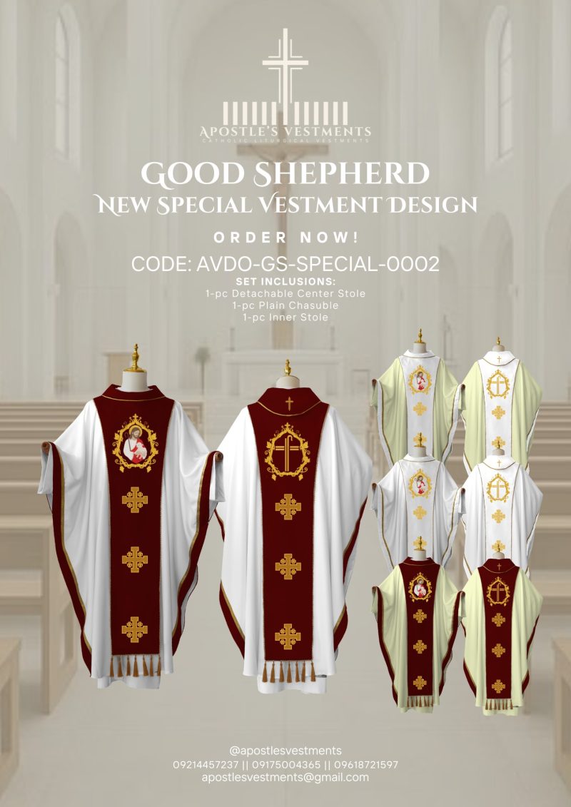 avdo-2 GOOD SHEPHERD DETACHABLE ORPHREY DESIGNS (AVDO-GS-SPECIAL-0002)