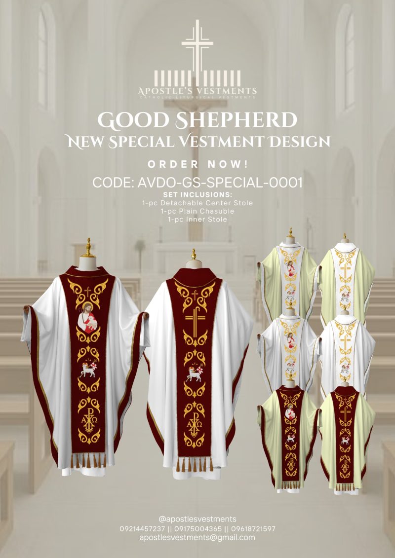 GOOD SHEPHERD DETACHABLE ORPHREY DESIGNS (AVDO-GS-SPECIAL-0001)