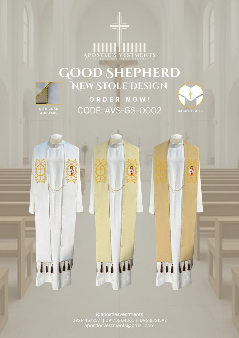 avs-0002 GOOD SHEPHERD STOLE V2 DESIGNS (AVS-GS-0002)