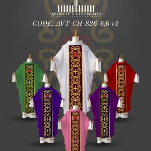 APOSTLE'S VESTMENT CHASUBLE DESIGN (AVT-CH-2026-8.0)