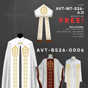 APOSTLE'S VESTMENTS BISHOP SET DESIGN (AVT-BS26-0006)