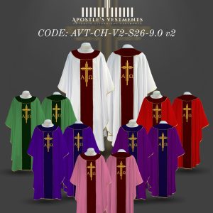 APOSTLE’S VESTMENT CHASUBLE DESIGN (AVT-CH-V2-2026-9.0)