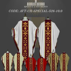 APOSTLE’S VESTMENT CHASUBLE DESIGN (AVT-CH-SPECIAL-2026-10.0)