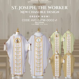 ST. JOSEPH THE WORKER CHASUBLE  DESIGNS (AVC-SJTW-0002)