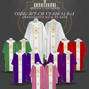 APOSTLE’S VESTMENT CHASUBLE DESIGN (AVT-CH-V2-2026-11.0)