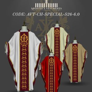 APOSTLE'S VESTMENTS CHASUBLE SET DESIGN (AVT-CH-SPECIAL-26-0006)