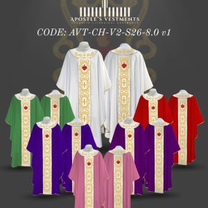 APOSTLE'S VESTMENT CHASUBLE DESIGN (AVT-CH-V2-2026-8.0)