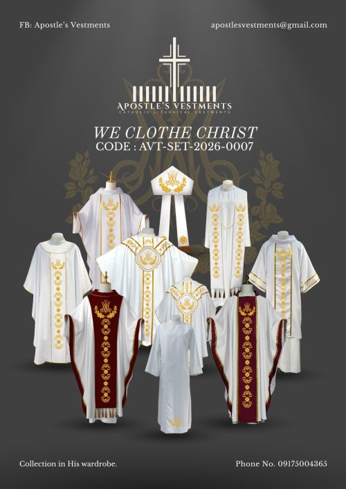 APOSTLE'S VESTMENT CHASUBLE DESIGN (AVT-CH-V2-26-7.0)