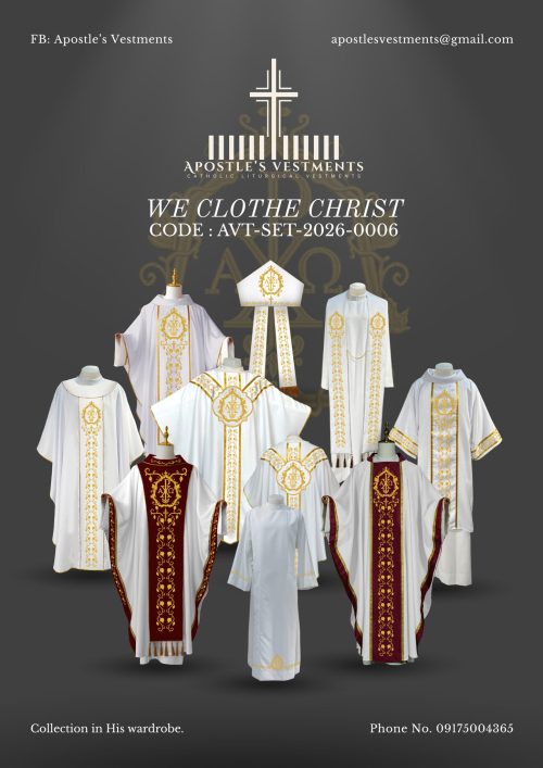 APOSTLE VESTMENT'S TAILORING GOTHIC CHASUBLE DESIGNS (AVT-CH-V2-S2-0001)