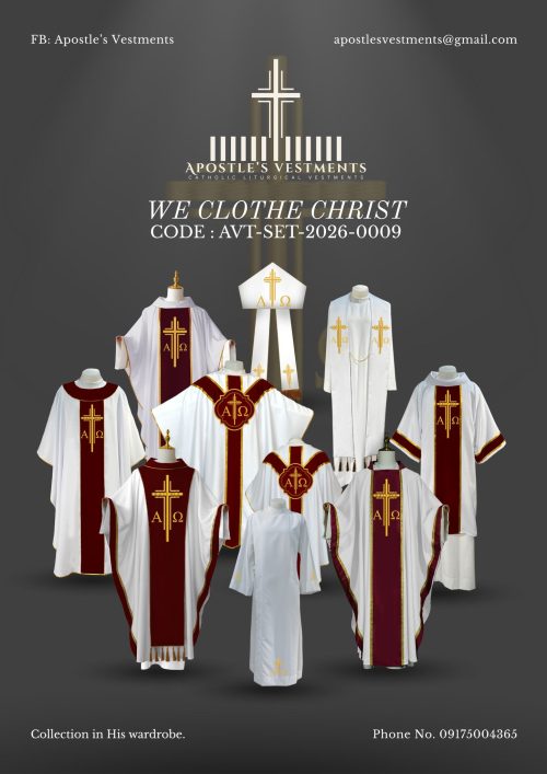 APOSTLE VESTMENTS TAILORING STOLE DESIGNS (AVT-ST-S1-0001)