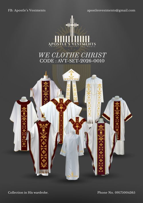 APOSTLE VESTMENTS TAILORING STOLE DESIGNS (AVT-ST-S1-0001)