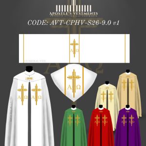 APOSTLE’S VESTMENT COPE AND HUMERAL VIEL DESIGN (AVT-CPHV-2026-9.0)