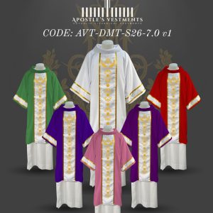 APOSTLE'S VESTMENT DALMATIC DESIGN (AVT-DMT-26-7.0)
