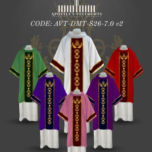 APOSTLE'S VESTMENT DALMATIC DESIGN (AVT-DMT-26-7.0)