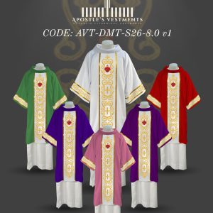 APOSTLE'S VESTMENT DALMATIC DESIGN (AVT-DMT-2026-8.0)