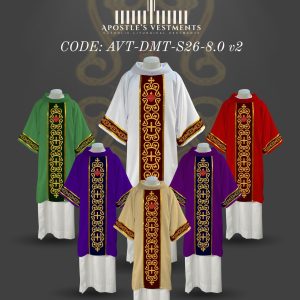 APOSTLE'S VESTMENT DALMATIC DESIGN (AVT-DMT-2026-8.0)