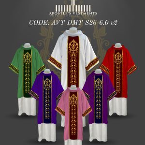 APOSTLE'S VESTMENTS DALMATIC SET DESIGN (AVT-DMT-26-0006)