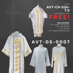APOSTLE'S VESTMENT DEACON SET DESIGN (AVT-DS-0007)