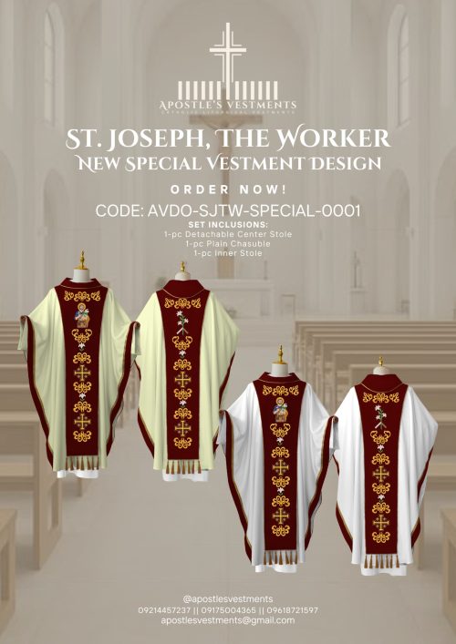 ST. JOSEPH THE WORKER DETACHABLE ORPHREY DESIGNS (AVDO-SJTW-SPECIAL-0001)