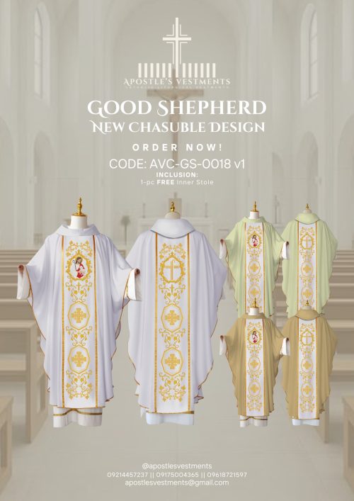 GOOD SHEPHERD CHASUBLE DESIGNS (AVC-GS-0018)