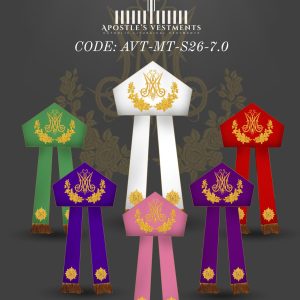 miter APOSTLE'S VESTMENT MITER DESIGN (AVT-MT-26-7.0)