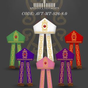 APOSTLE'S VESTMENT MITER DESIGN (AVT-MT-2026-8.0)