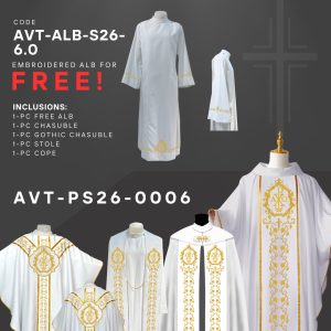 APOSTLE'S VESTMENTS PRIEST SET DESIGN (AVT-PS26-0006)