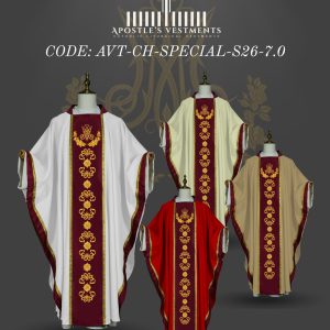 APOSTLE'S VESTMENT CHASUBLE DESIGN (AVT-CH-SPECIAL-26-7.0)