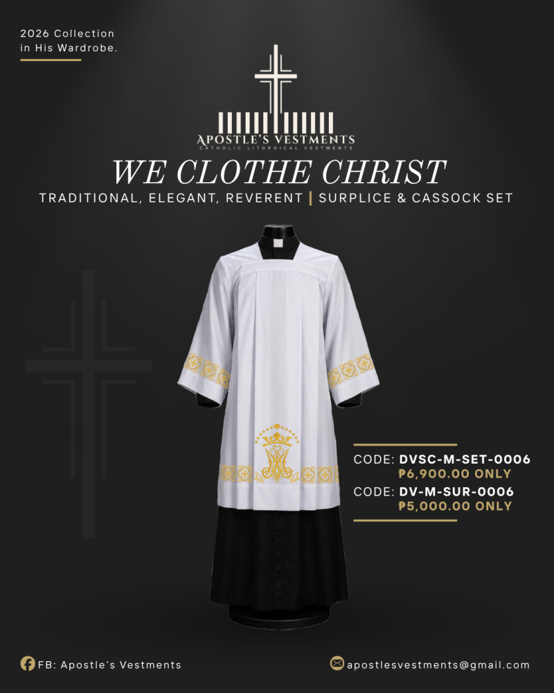 DISCIPLE VESTMENT’S CASSOCK DESIGNS (DVSC-M-SET-0006)