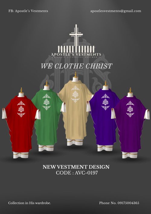 197 EMBROIDERED CHASUBLE (AVC-0197)