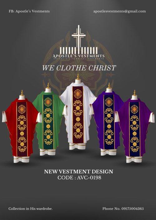 198 EMBROIDERED CHASUBLE (AVC-0198)