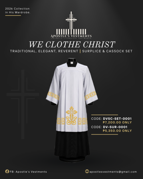 DISCIPLE VESTMENT’S CASSOCK DESIGNS (DVSC-SET-0001)