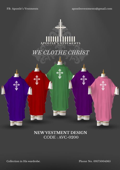 200 EMBROIDERED CHASUBLE (AVC-0200)