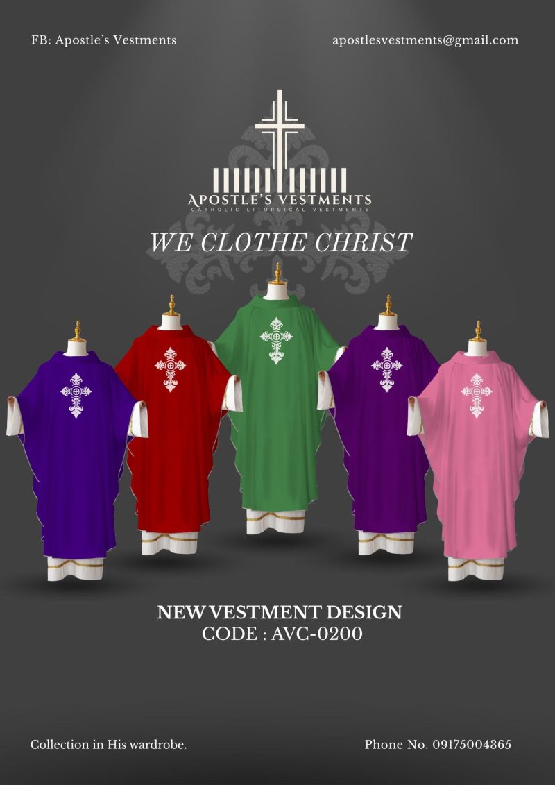 200 EMBROIDERED CHASUBLE (AVC-0200)