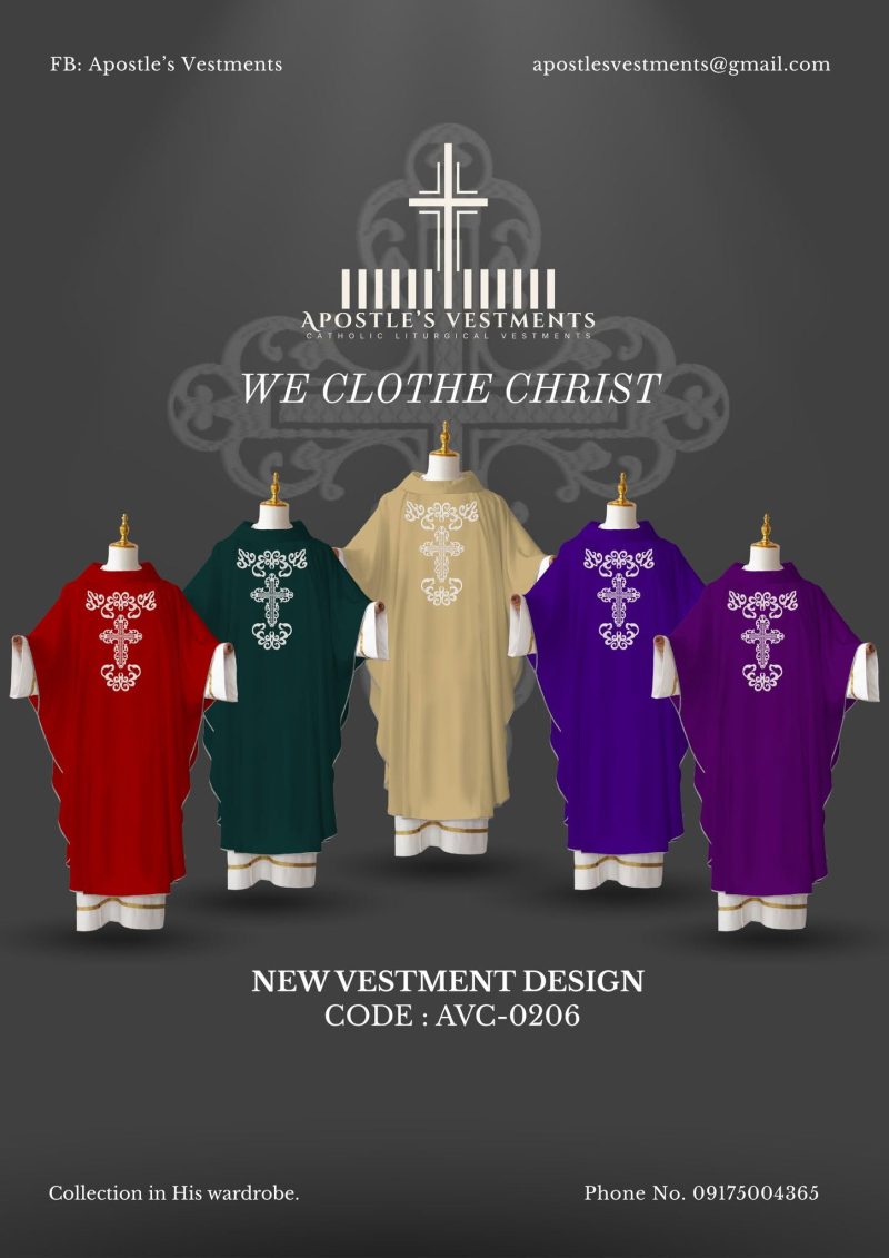 EMBROIDERED CHASUBLE (AVC-0206)