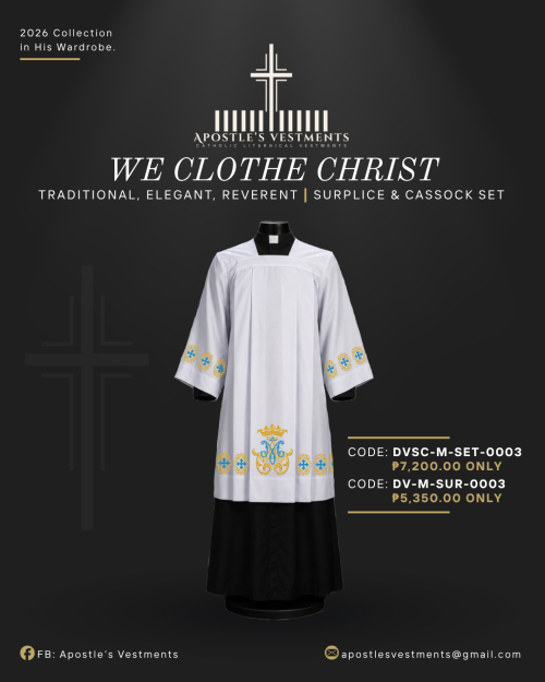 DISCIPLE VESTMENT’S CASSOCK DESIGNS (DVSC-M-SET-0003)