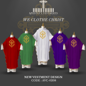 EMBROIDERED CHASUBLE (AVC-0208)