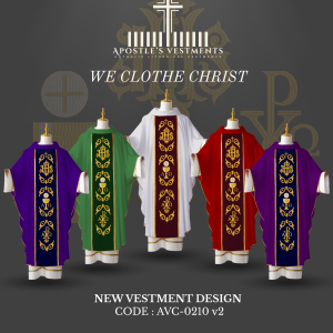 EMBROIDERED CHASUBLE (AVC-0210)