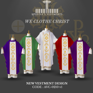 EMBROIDERED CHASUBLE (AVC-0210)