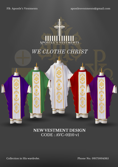 EMBROIDERED CHASUBLE (AVC-0210)