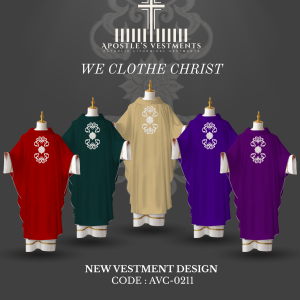 EMBROIDERED CHASUBLE (AVC-0211)