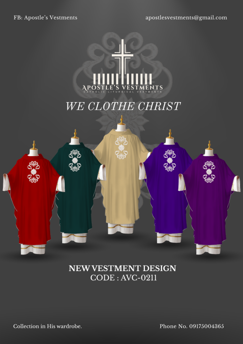 EMBROIDERED CHASUBLE (AVC-0211)