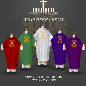 EMBROIDERED CHASUBLE (AVC-0212)